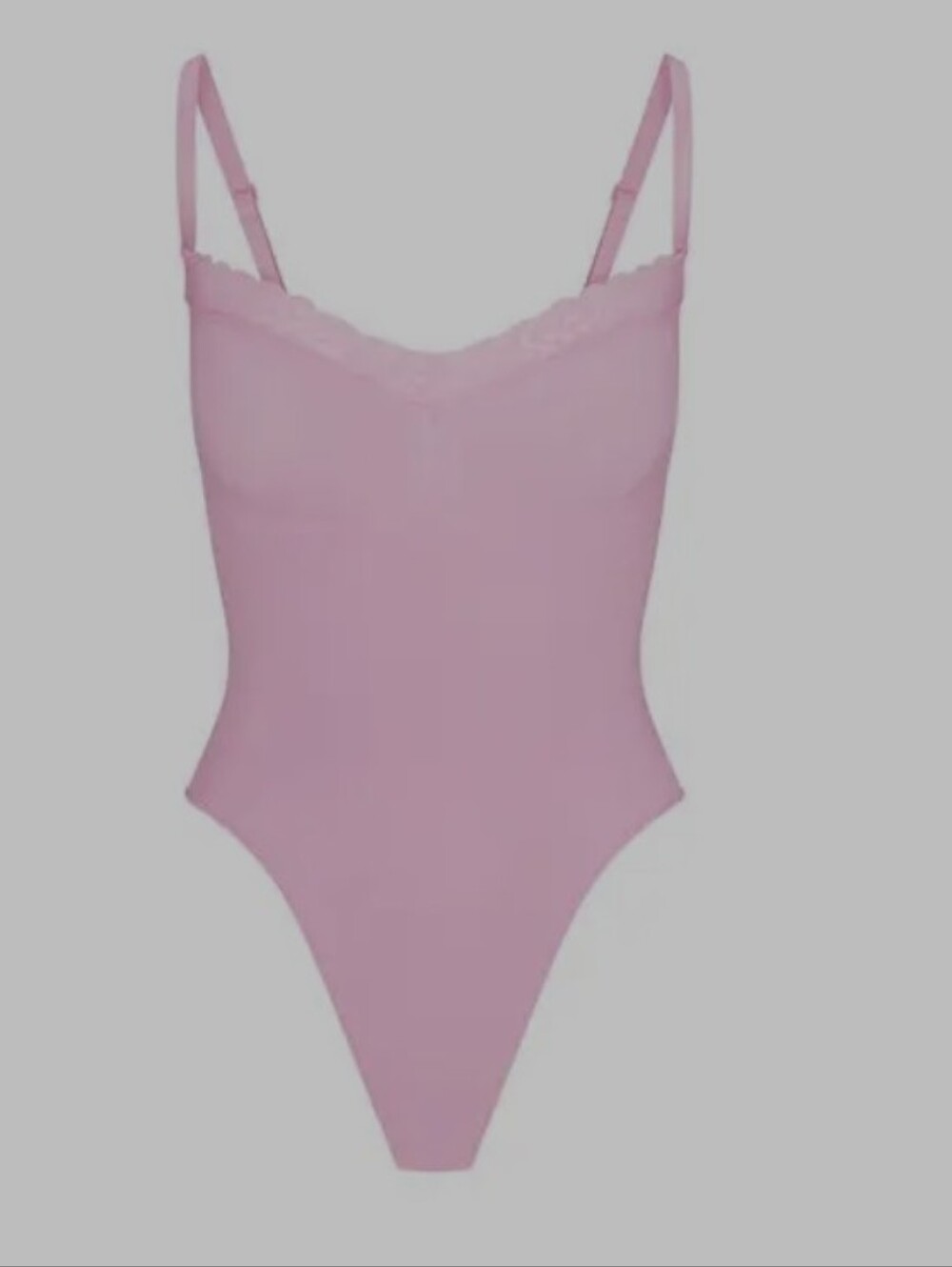 SKIMS Seamless Sculpt Lace Thong Bodysuit S